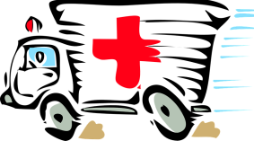 ambulance, cartoon