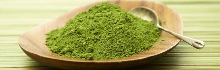green powder